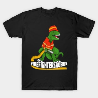 Firefightersaurus Firefighter Fireman Gift T-Shirt